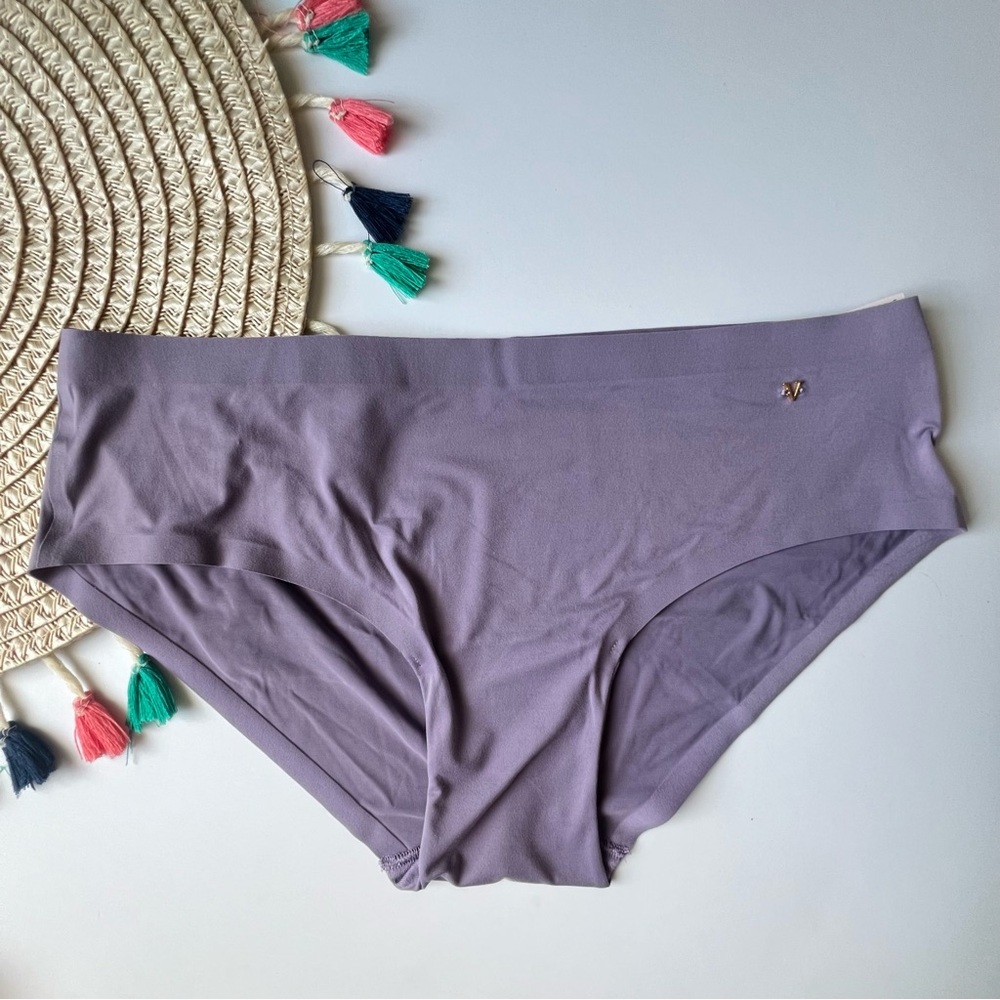Victoria's Secret Love Cloud Hiphugger Panty Frozen Plum Large NEW